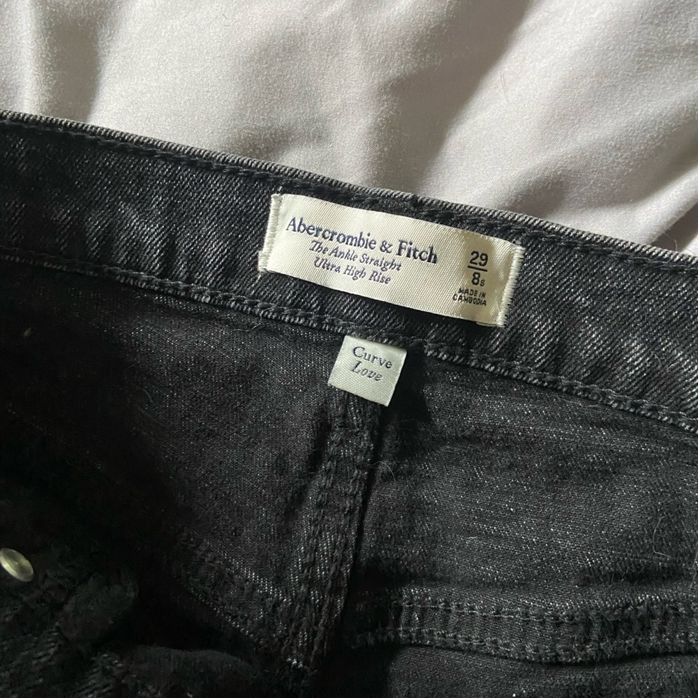 Abercrombie & Fitch black wash jeans